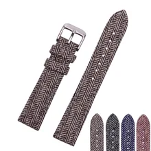 EACHE новейший простой и с узором в елочку шерстяной кожаный ремешок для часов браслет для часов