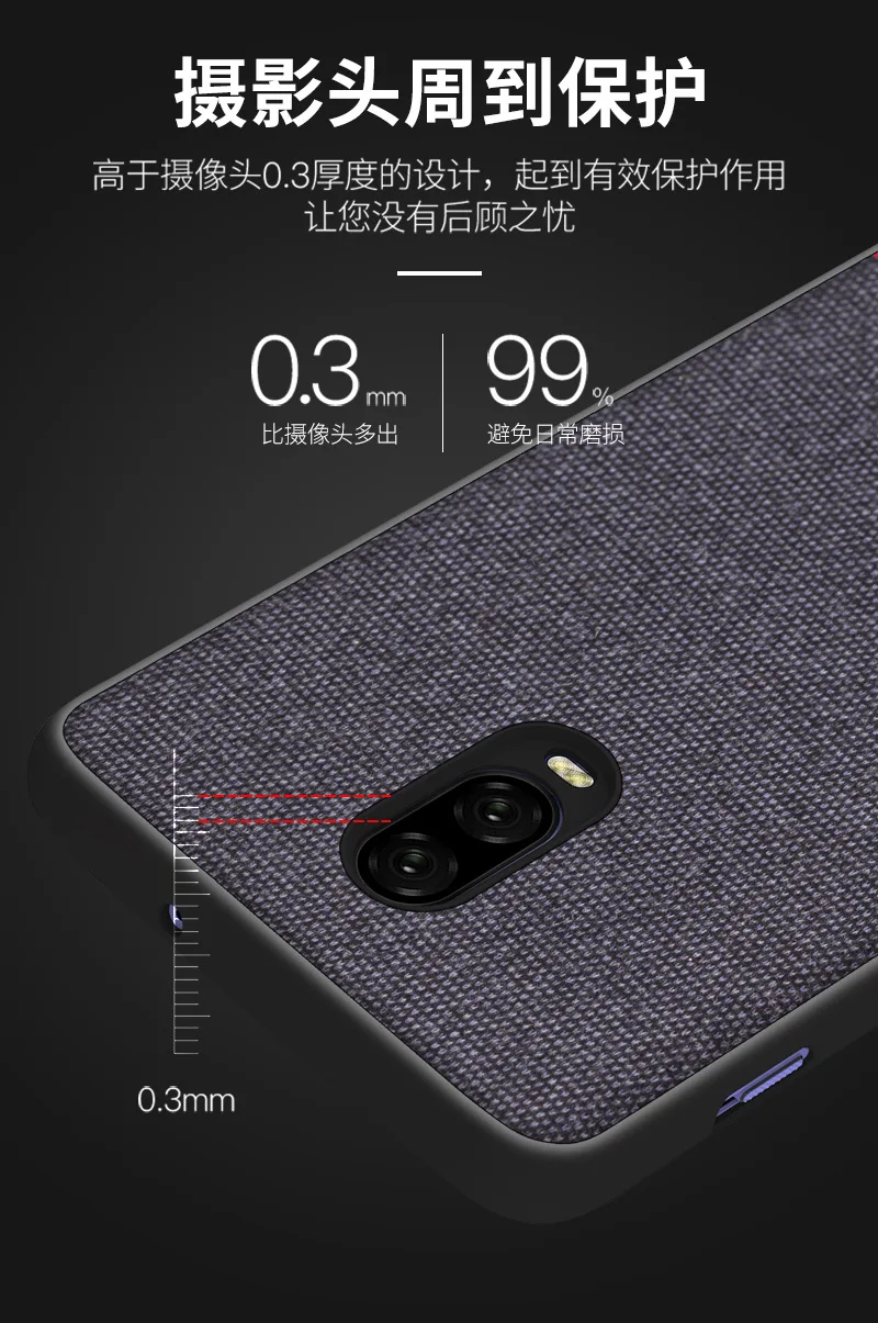 Премиум Холст Ткань противоударный чехол для Oneplus 6 T тонкий силиконовый мягкий край телефона чехол для Oneplus 7 6 тряпичный чехол оболочка