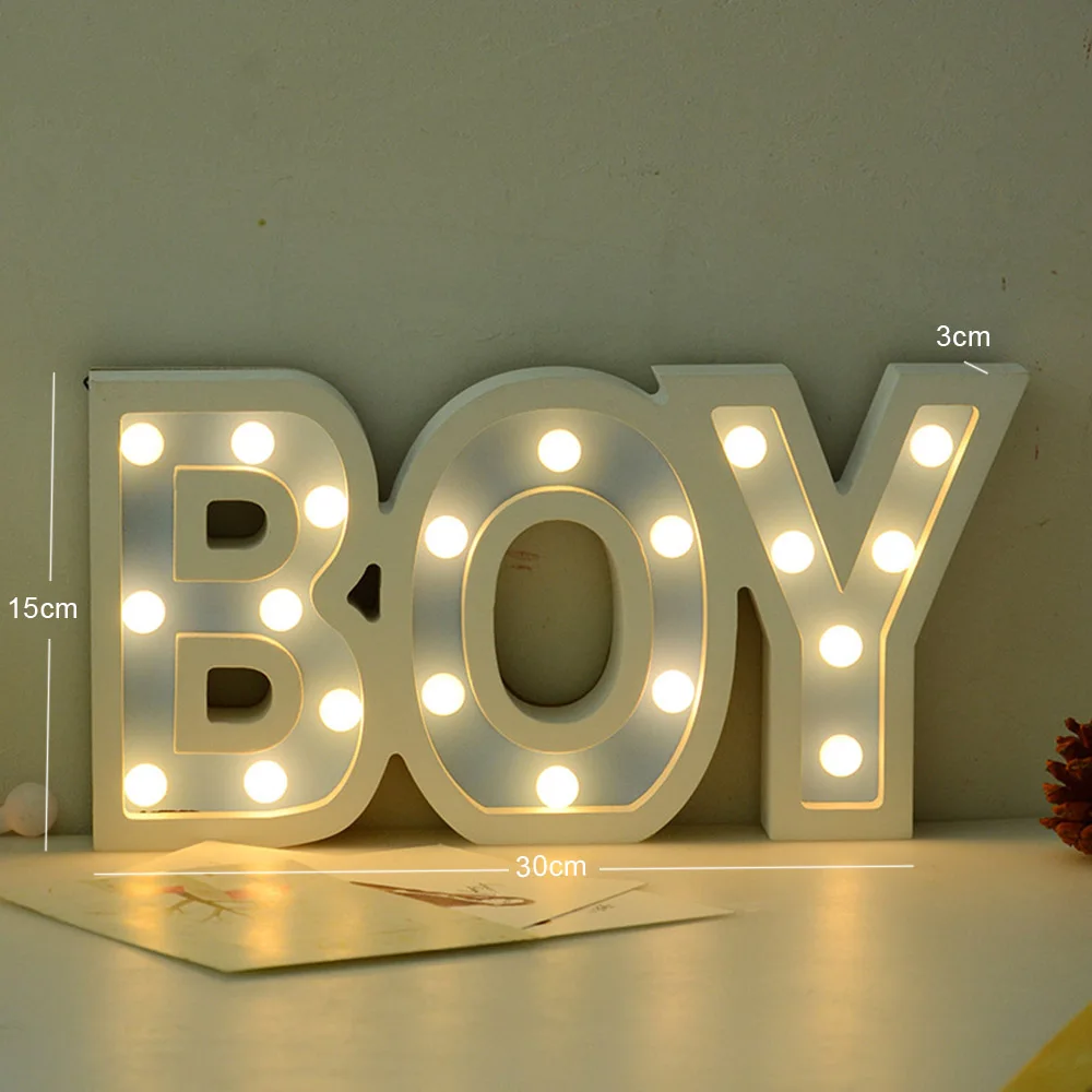 Светодиодный Светильник-ночник, романтические декоративные настенные светильники для помещений, Креативные 3D светильники для мальчиков и девочек с надписью Marquee, домашние украшения для свадьбы и дня рождения, подарки