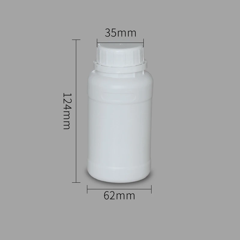 250 мл пустые пластиковые HDPE бутылки с трамбовкой защитные крышки BPA бесплатно контейнеры для хранения жидкости широкий рот 10 шт./лот - Цвет: white A