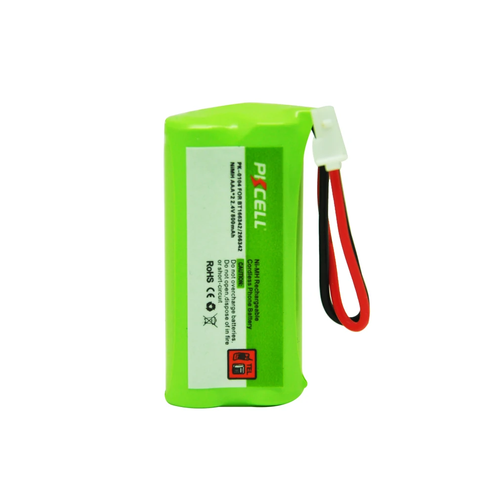 1 шт 2,4 вольт Ni-MH аккумулятор AAA 800mAh 2,4 V NiMH аккумуляторная батарея для BT166342/266342 JST-HE(PK-0104