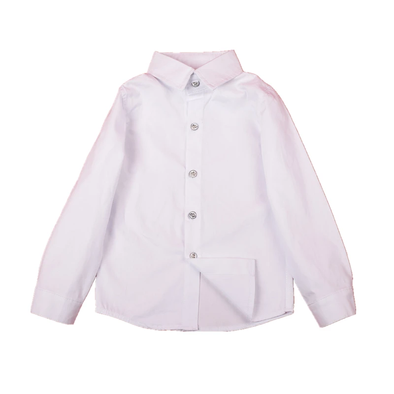 white shirt Новинка; деловой костюм для мальчиков на свадьбу; детская одежда для сцены; детский однотонный Блейзер; жилет; брюки; комплект из 3 предметов; школьные детские костюмы для выступлений - Цвет: white shirt
