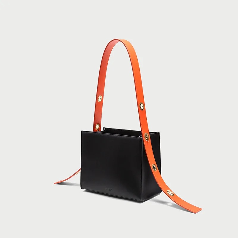 

2019 Tote Bag Single Shoulder Oblique Span OL Commuter Bag Spring Summer Cow Leather Women's Bag