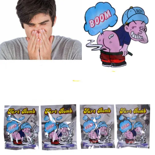 

1pc Funny Fart Bomb Bags Stink Bomb Smelly Funny Gags Practical Jokes Fool Toy April Fool's Day Tricky Toys