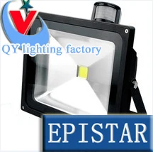 

factory direct saleFree shipping 30W IP65 85-265V waterproof PIR Motion sensor Induction Sense 5meters lamp LED Spotlight