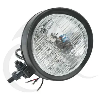 

5-3/4" Faceted HeadLight Headlamp For Harley Choppers Old school Cruiser BOBBER Two Colors