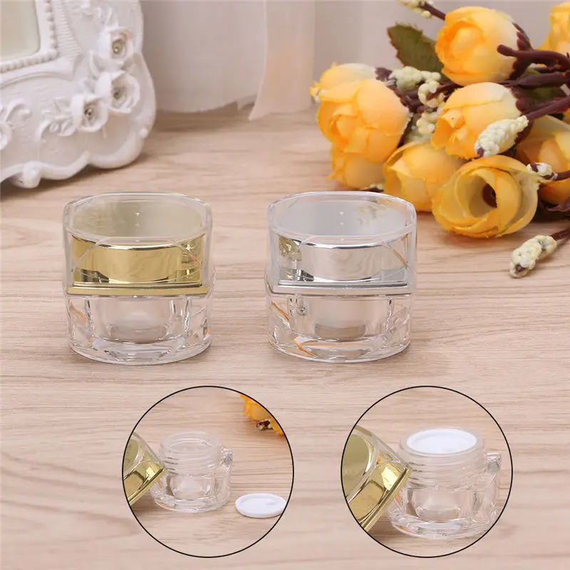 

20PCS Cosmetic Empty Jar Pot Eyeshadow Makeup Face Cream Lip Balm Container 5g