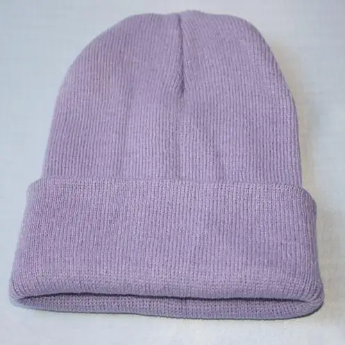 c20 light purple Onne& Kas модная женская зимняя шапка красная черная вязаная шерстяная шапочка Skullies Повседневные шапки теплые шерстяные шляпы - Цвет: c20 light purple