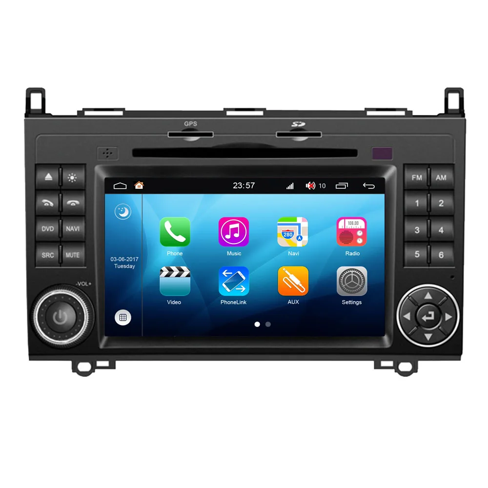 Top RoverOne Android 8.0 Octa Core Car Radio DVD GPS For Mercedes W169 W245 Vito Viano Sprinter Multimedia Player HeadUnit Bluetooth 1