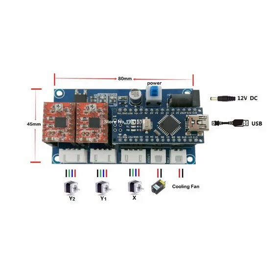 DIY 3040 Настольный класс двухосевая лазерная гравировка машины маркировочная машина режущий плоттер мощность 500 мВт