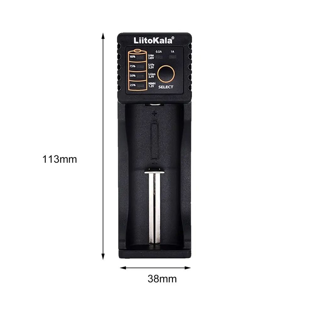 

Liitokala Lii-100B 18650 Battery Charger 26650 21700 14500 10440 NiMH li-ion Ni-Cd Smart Universal Battery Charger