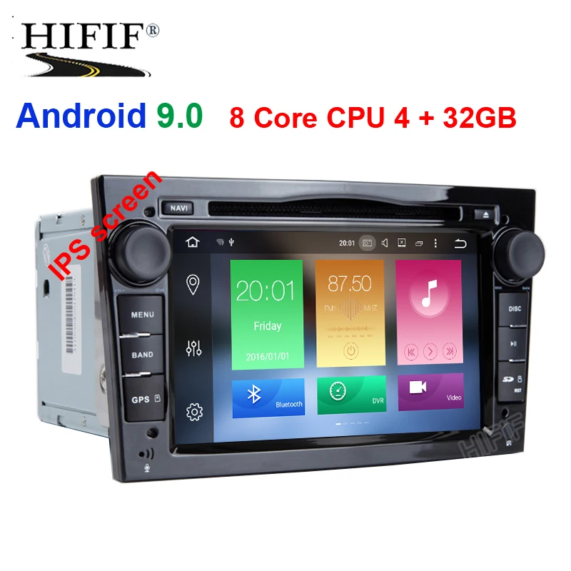 

IPS Octa Core 7'' 2 Din Android 9 DSP 1024*600 HD Car DVD Player For Opel Astra Vectra Antara Zafira Corsa GPS Navigation RadiO