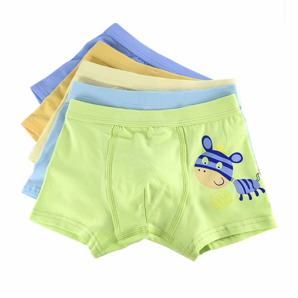 Kids Boys Underwear Soft Organic Cotton Baby Children's Underwear Boxer
