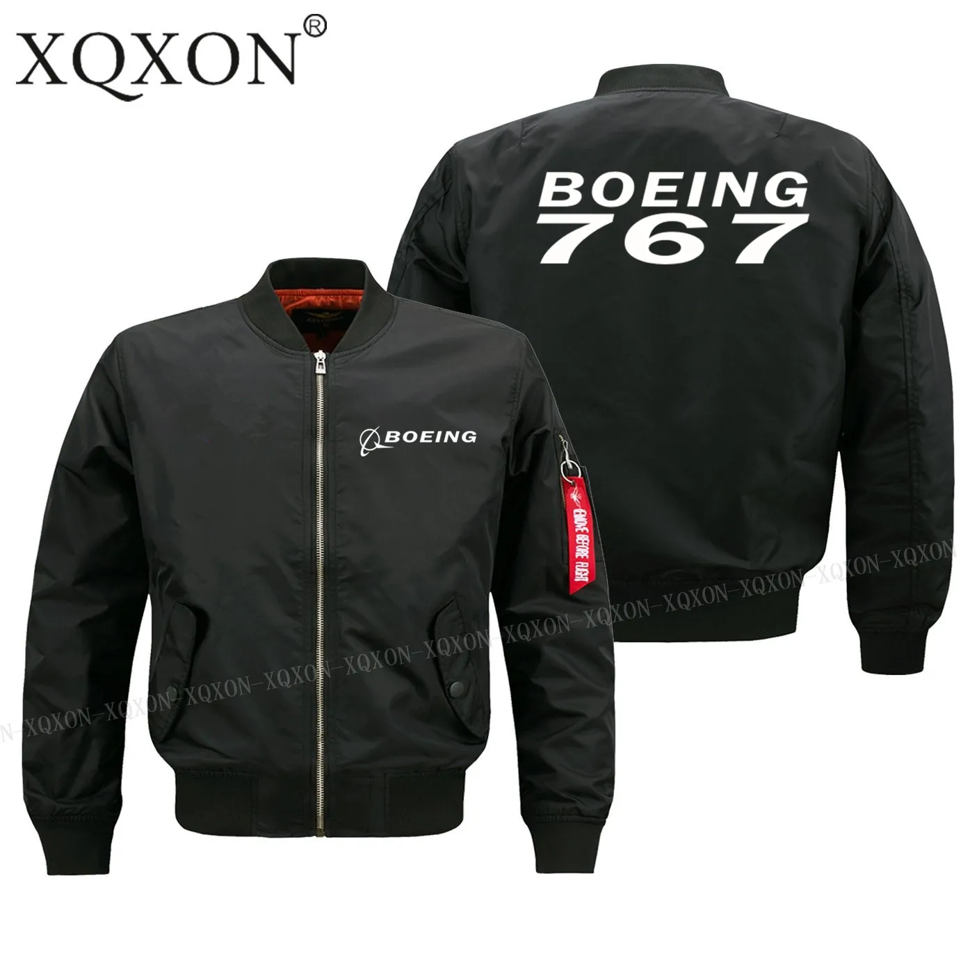 

XQXON-2019 New High Quality Cold Proof Jacket Spring Fall Winter Men Pilot Jacket Boeing 767 Design Man Coats Jackets J109