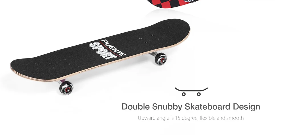 PUENTE 602 ABEC-9 Скейтборд Longboard четырехколесный двойной Snubby клен Пенни скейтборд Лонгборд Ховерборд скейтборд