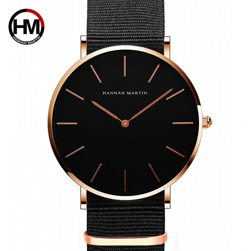 

Ladies Wrist Watches Men Simple Waterproof Fashion Brand Black Nylon Sports Casual Watch for Men Women Unisex Watch Dropshipping