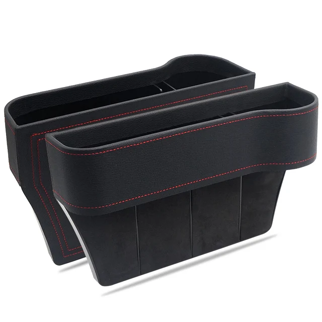 LOEN 1PC Auto Car Seat Gap Storage Pocket Organizer Between Seats PU