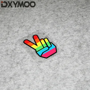 

JDM D1 OH Yeah Motorbike Stickers Finger Winner Victory Fashion Guitar Auto Window Decal Bumpers 10x7cm