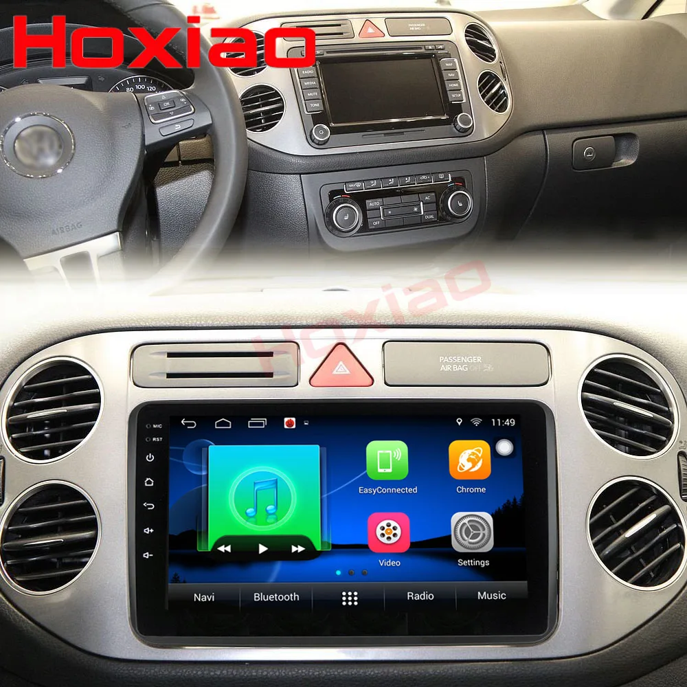 Best Android Car Multimedia Player For VW/Volkswagen/Passat/POLO/GOLF/Skoda/Seat/Leon With GPS Navigaiton WIFI Map 2 Din auto Radio 5