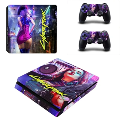 Наклейки Skins для Playstation 4 PS4 Slim консольные контроллеры виниловые наклейки для кожи игровой чехол для Play Station 4 SLIM - Цвет: YSP4S-2542