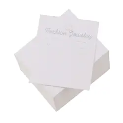 25 штук 6/5 см модные серьги карты пустой ювелирные открытки Бумага уха шпильки подвесные ценники серьги карты-стойки для ювелирных изделий
