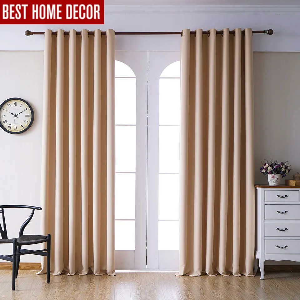 Modern blackout curtains for living room bedroom curtains for window