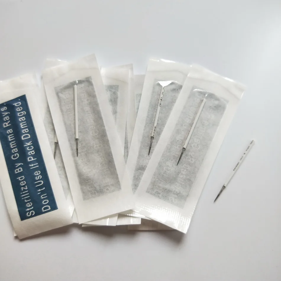

Free Shipping 200Pcs Sterilized 3R Merlin Tattoo Needles For Permanent Makeup Biotouch Merlin Tattoo Machine