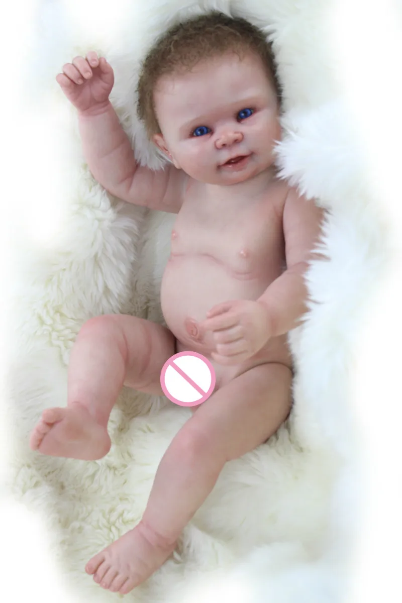 Реалистичная силиконовая кукла младенец 55 см|realistic baby boy dolls|reborn dollsbaby doll |