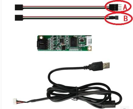 

USB interface 4 line control card suite for 8 8.4 10.4 inch 12.1 15 17 19 22 inch touch panel