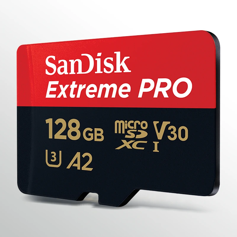 sandisk Extreme Pro Micro SD карты A2 V30 U3 64 Гб 128 ГБ до 170 МБ/с. sandisk TF карта, карта памяти Micro SD с адаптером SD