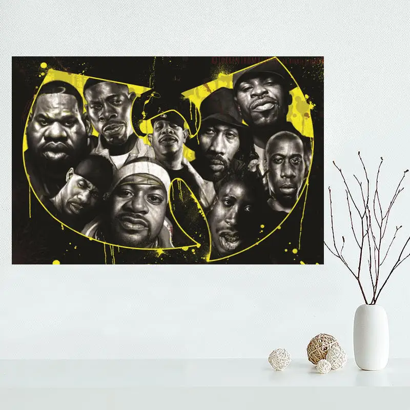 Новое поступление Wu Tang Clan плакат ткань Шелковый тканевый плакат-27x40cm-Home Docor современная картина для настенный постер в спальню - Цвет: 6