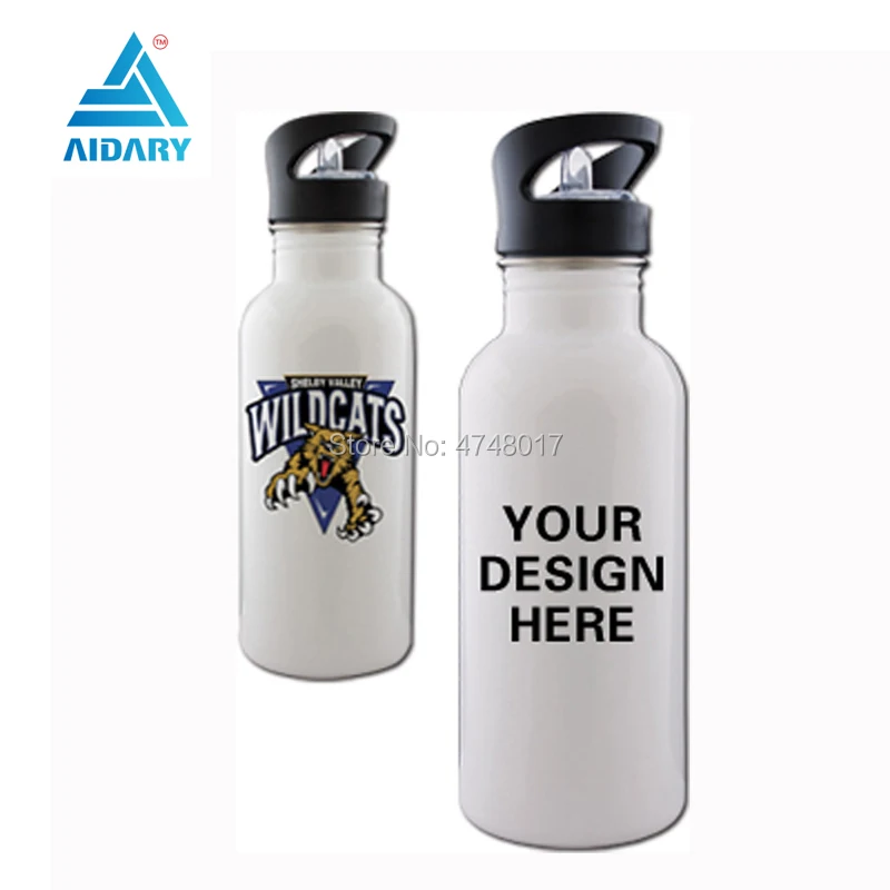 USA Stock 500ml Blank Aluminum Sports Bottle for Sublimation Printing 60pcs//Pack