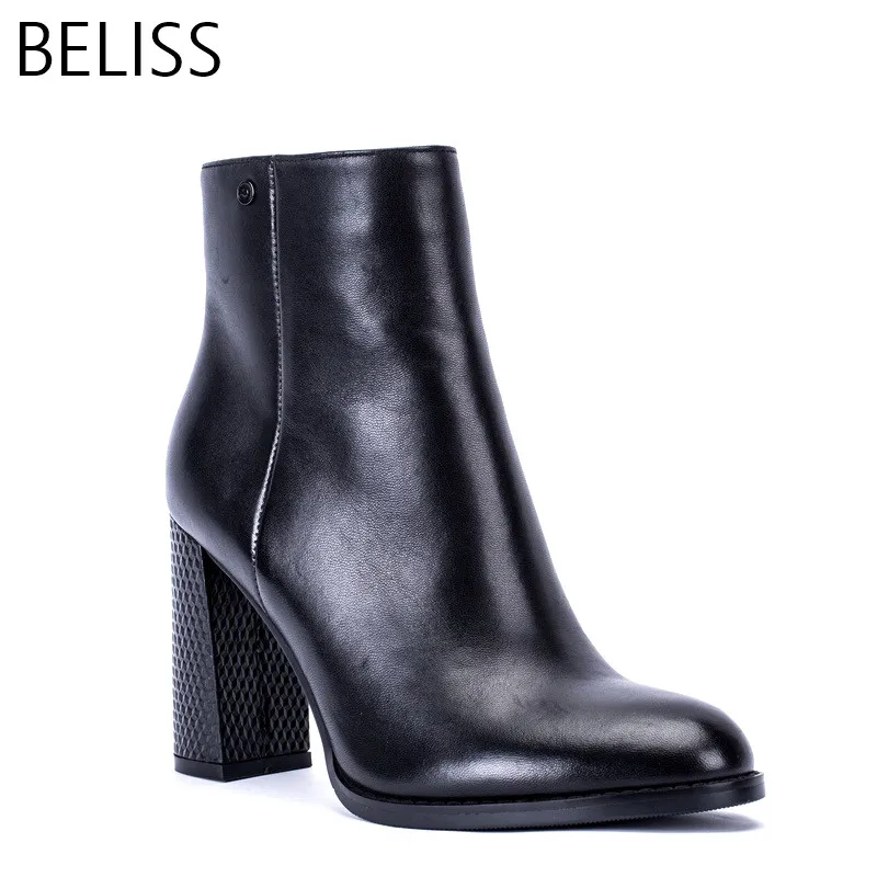 À brown Bottes Heel Heathed Cuir Painted En 2018 Pointu Automne Femmes Black Robe Tendance B16 Nouveauté Beliss Dames blue Printemps Hauts Bout Heel Véritable Bottines Talons Heel MpqUzVSG