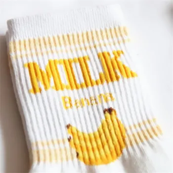 Japanese Cute Strawberry and Banana Milk Socks 3