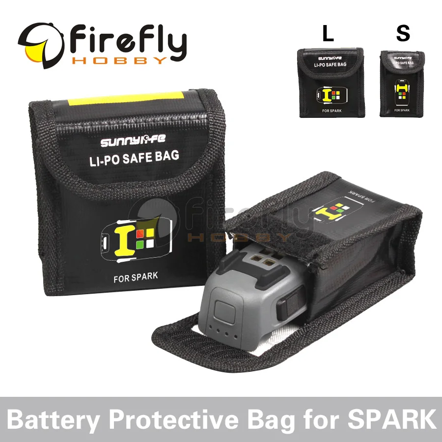 

Sunnylife LiPo Safe Bag Battery Protective Bag Explosion-proof Storage Bag for DJI SPARK Drone Accessories