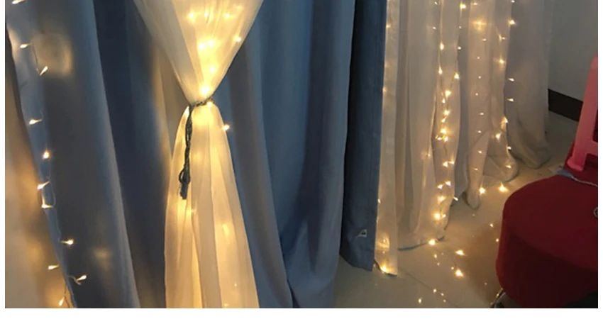 JULELYS 4x3 м 400 лампочек светодиодный светильник для занавесок Gerlyanda Рождественский Сказочный светильник s Праздничная Вечеринка комната гирлянда для свадебных украшений