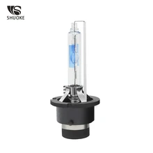 SHUOKE HID Best D4 Xenon Cool Blue Headlight Lights Bulbs Replacement Headlamp HID Bulb 1 Pair 12V 35W 3200Lm 4300K 5000K 6000K
