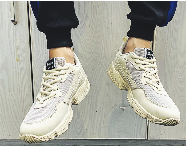 Mens Casual Shoes Chunky Trainers Sneakers Men Casual Shoes Men High Platform Classic Shoes Mens Sneakers Mesh Footwear 2019 New (16)