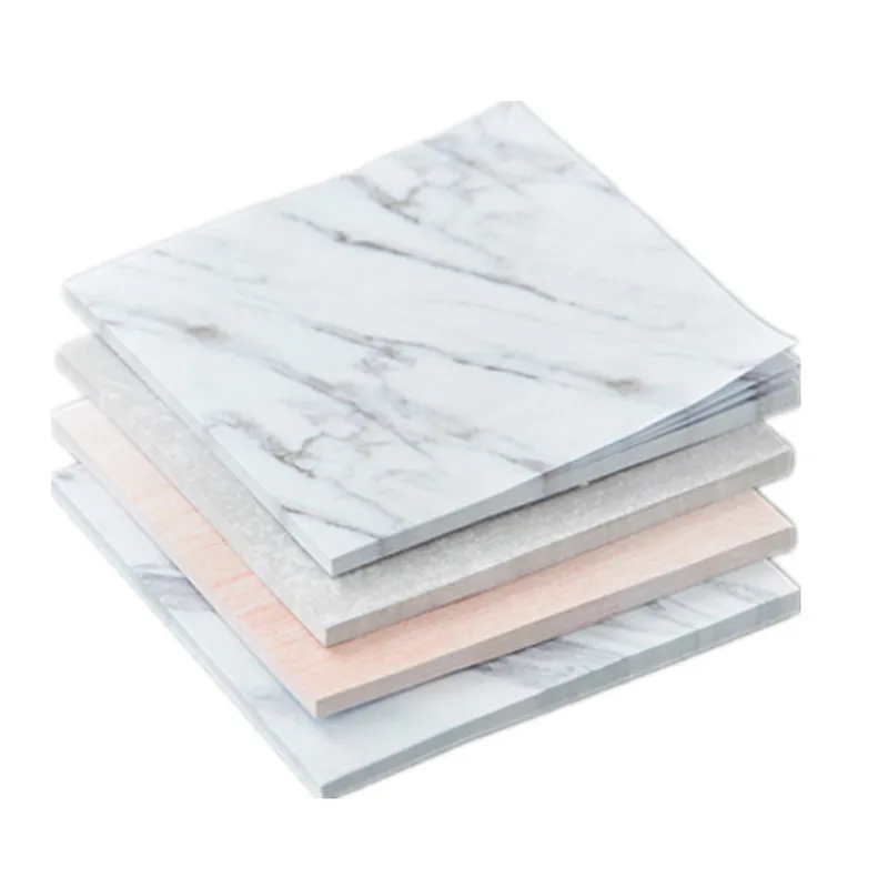 

1PC The Color of Marble Notepad Self Adhesive Memo Pad Stone Style Sticky Notes Bookmark School Office Stationery Supply