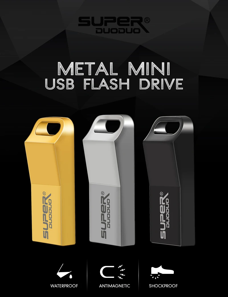 Металлический USB флеш-накопитель 32 Гб 64 Гб 128 ГБ usb 2. 0 флеш-накопитель 16 ГБ 8 ГБ 4 ГБ флеш-накопитель высокоскоростной USB накопитель