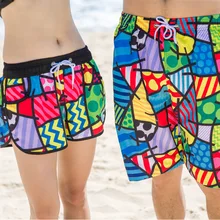 Мужские повседневные шорты, мужские шорты с принтом, быстросохнущие мужские трусы-боксеры, дышащие пляжные шорты