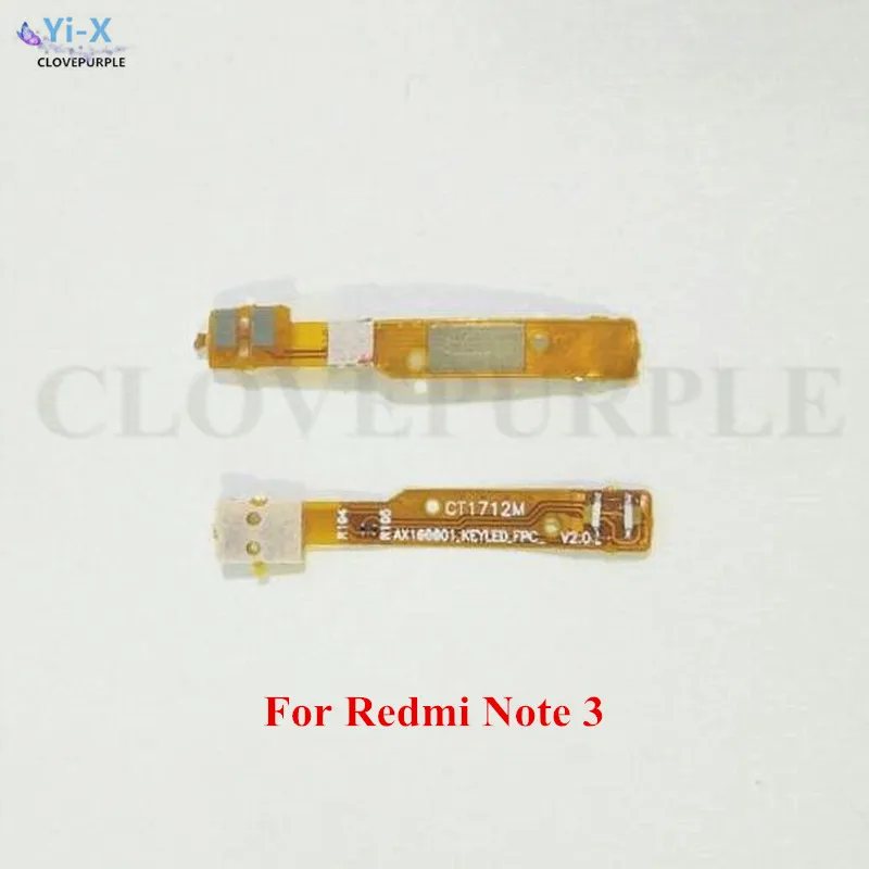 

1PCS Light LED FPC Button Flex Cable Repair Parts For Xiaomi Redmi Note 3