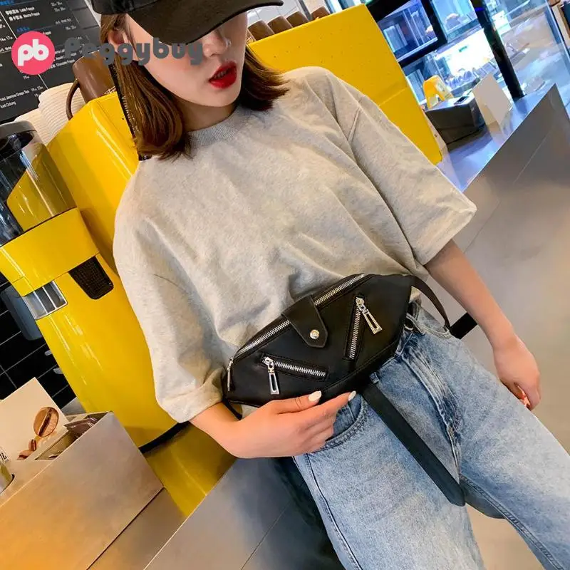 2019 для женщин s поясная сумка Fanny Pack сумка "Почтальон" на ремне Кошелек повседневное кожа мини грудь Мода телефон ключ чехол bolso mujer