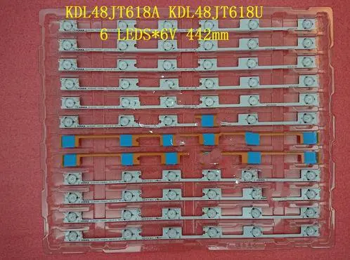 

20 Pieces/lot original new LED backlight bar strip for KONKA KDL48JT618A KDL48JT618U 35018539 35018540 6 LEDS(6V) 442mm