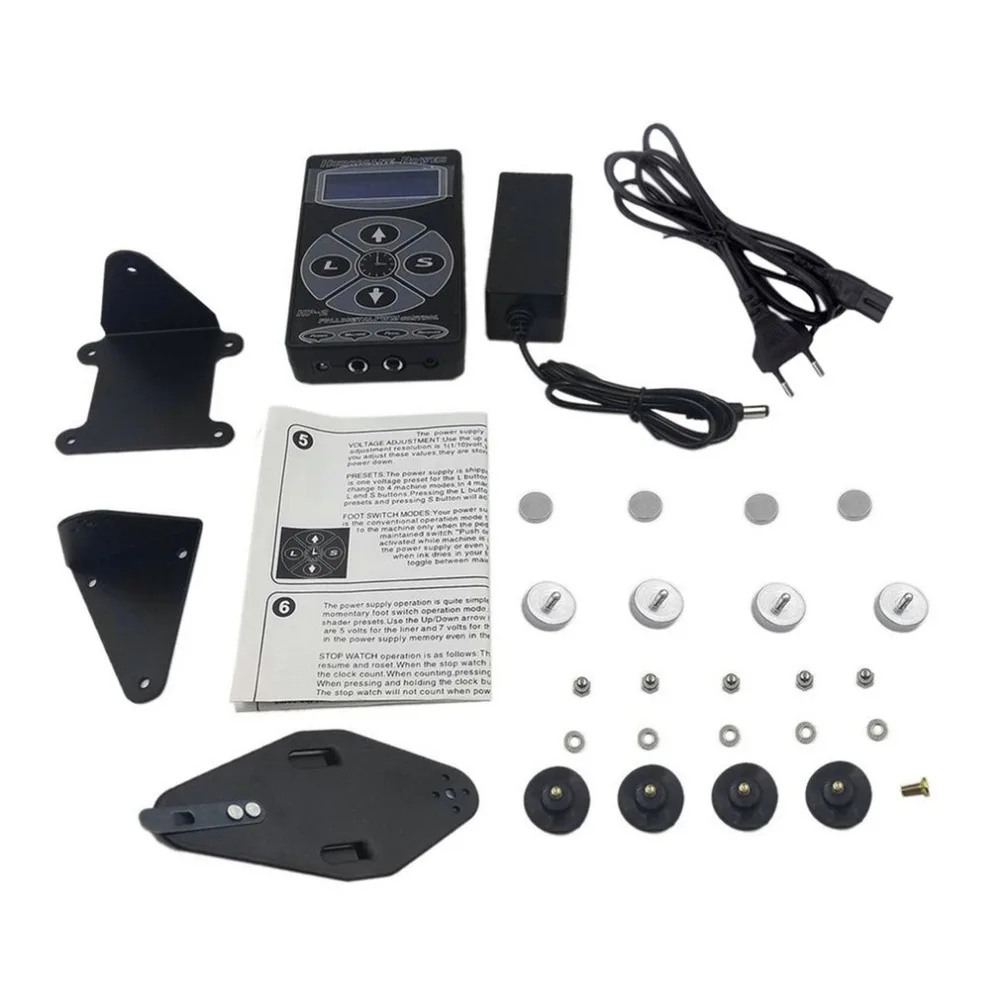 

HP-2 Tattooing Power Supply Hurricane Professional Power Supply Digital Dual LCD Display Tattooing Power Supply Machines EU US