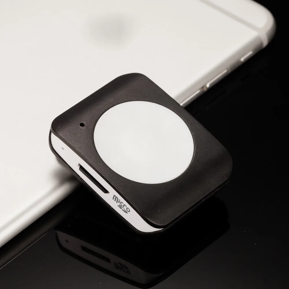 HOTT мини металлический зажим USB MP3 плеер Поддержка Micro SD карты памяти музыка СМИ улучшенный мини USB металлический зажим Z1023; Прямая поставка