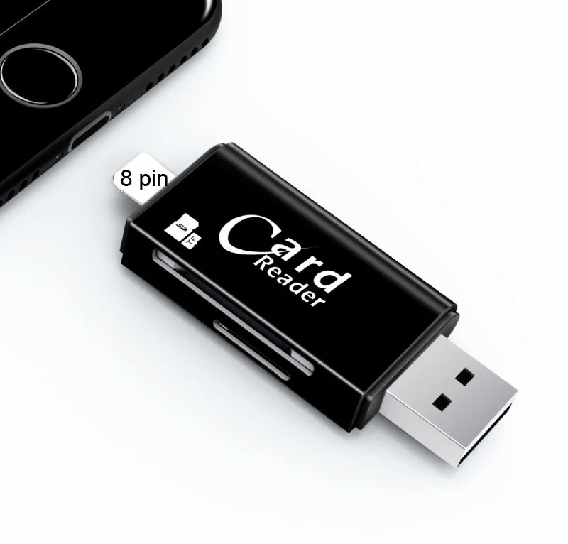 USB SDHC SD MicroSD TF кардридер писатель для iPad для iPhone x 6 6 S 7 8 плюс 5 5S для SAMSUNG для Xiaomi OTG Android телефон