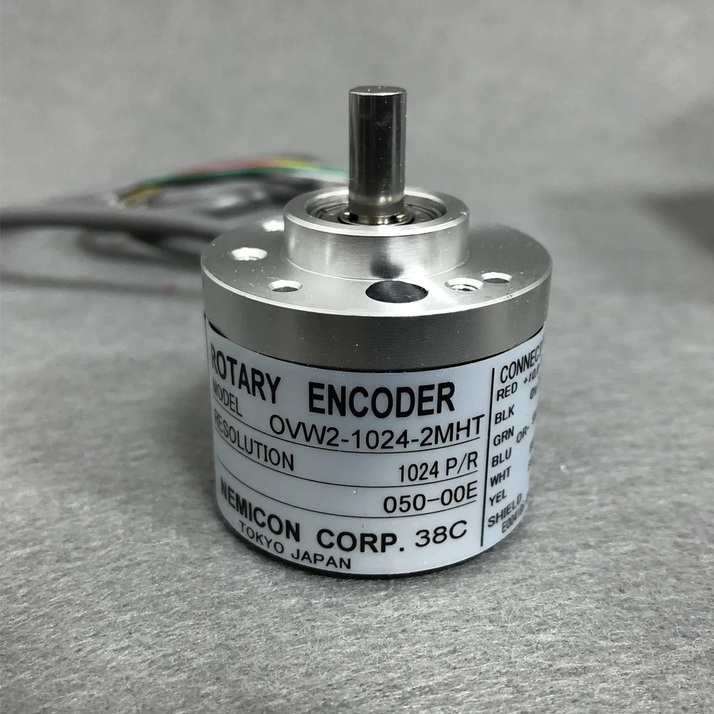 CALT 8mm Shaft 200p//r Rotary Encoder with Wheels 5-26Vdc