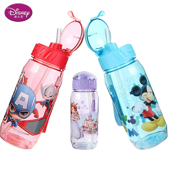 450ml Disney Mickey Minnie Cartoon Water Cup Tritan Potable Kid Feeding Bottle  Girl Boy School Water Bottle Drinkware Gifts - Cups - AliExpress