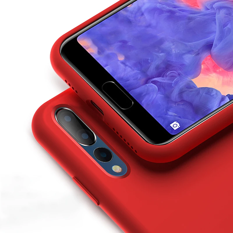 Жидкий силиконовый чехол для huawei P30 Pro Чехол полная защита бизнес мягкий чехол для телефона для huawei P30 Lite P 30 Pro задняя крышка
